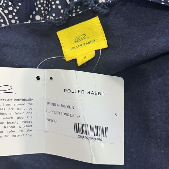 Roller Rabbit Blue Patterned Midi Dress - Picture 13 of 15